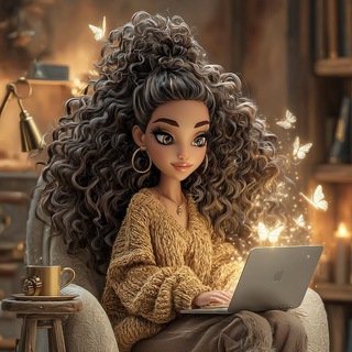 Telegram profile photo for Created With Soul | AI и нейросети ✨