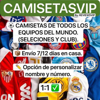 Telegram profile photo for Camisetas futbol, ropa de marca y electronica