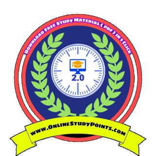 Telegram profile photo for Online Study Points - Free Pdf Download of All Exams in 1 Click