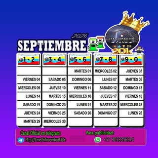 Telegram profile photo for CANAL INFO⛽COMBUSTIBLE ZULIA 💡💧🚗