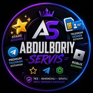 Telegram profile photo for Abdulboriy | Servis