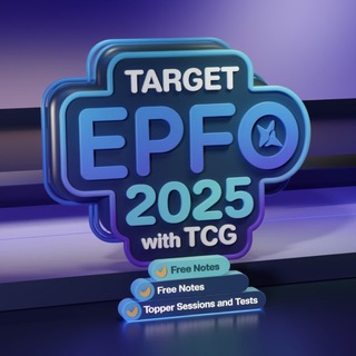 Telegram profile photo for TARGET EPFO 2025