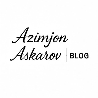 Telegram profile photo for Azimjon Askarov | Blog