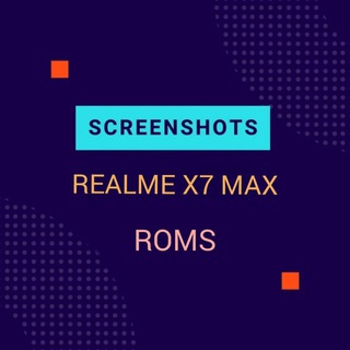 Telegram profile photo for Realme X7 Max - Rom Screenshots