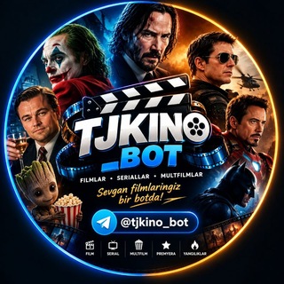 Telegram profile photo for TJKINO_BOT | Tarjima Kinolar | Tremetriya | Uzbekkino | Uzbek Parcha | Kino Barbot | Asilmedia | HD_Kinolar24