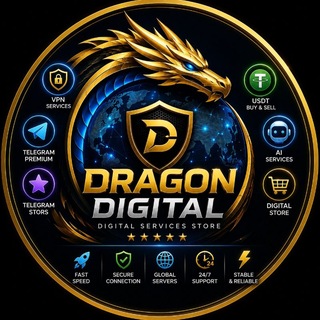 Telegram profile photo for Dragon VPN | Digital Services