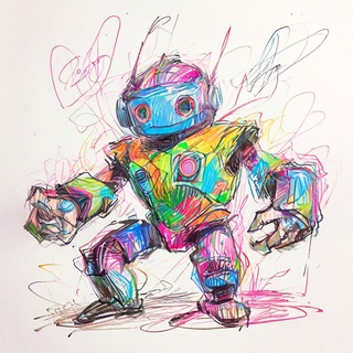 Telegram profile photo for Робот Нарисовал🦾