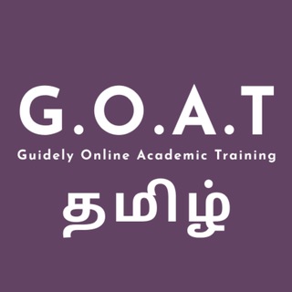 Telegram profile photo for G.O.A.T Bank Exam Tamil