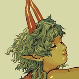 Telegram profile photo for Ribbit's cursed art🌱COMMISSIONI APERTE🌱