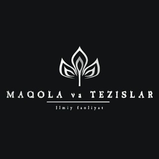 Telegram profile photo for Maqola chop etish π(Ko'mak va yordam xizmati)