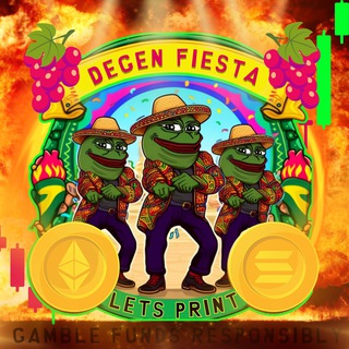 Telegram profile photo for Degen Fiesta Calls⌖