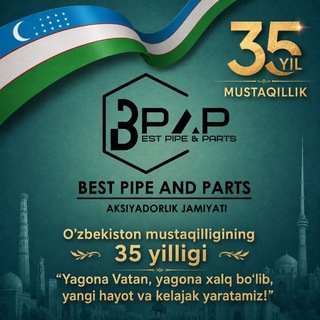 Telegram profile photo for BEST PIPE AND PARTS_official