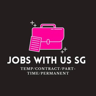 Telegram profile photo for JobswithusSG #Singapore Jobs