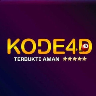 Telegram profile photo for KODE4D SLOT RESMI