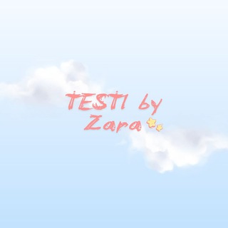 Telegram profile photo for TESTI BY ZARA
