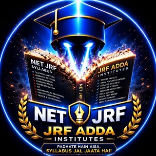 Telegram profile photo for JRF ADDA BATCHES UGC NET JRF UPESSC AP 2026 PAPER 1 PAPER 2 PAID COURSE CSIR NET COURSE Kumar Bharat Aditi Singh Paid Course