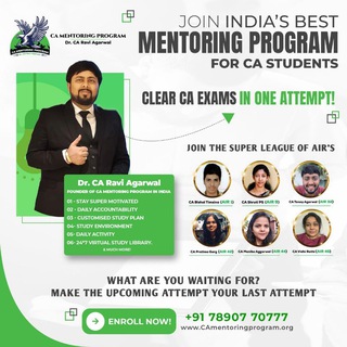 Telegram profile photo for CA RAVI AGARWAL NOTES