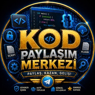 Telegram profile photo for Kod Paylaşım Merkezi 🕹