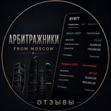 Telegram profile photo for Отзывы/Арбитражники From Moscow