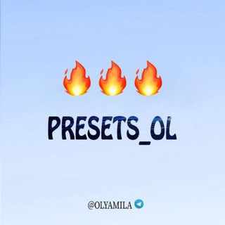 Telegram profile photo for PRESETS_OL ПЕРЕХОДНИК🔥
