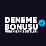 Telegram profile photo for Deneme Bonusu Veren Siteler