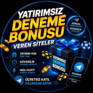 Telegram profile photo for Yatırımsız Deneme Bonusu