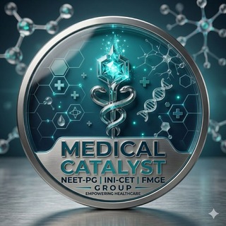 Telegram profile photo for MEDICAL CATALYST- NEET-PG, FMGE, INI-CET