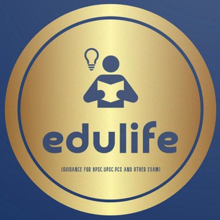 Telegram profile photo for edulife1channel-GUIDANCE FOR BPSC UPSC PCS AND OTHER EXAM