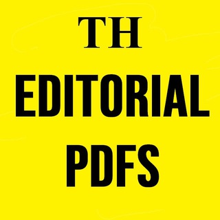 Telegram profile photo for TH Editorial Pdfs