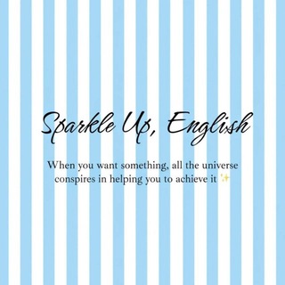 Telegram profile photo for Sparkle Up, English ✨