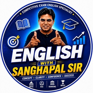 Telegram profile photo for 𝐄𝐧𝐠𝐥𝐢𝐬𝐡 𝐖𝐢𝐭𝐡 𝐒𝐚𝐧𝐠𝐡𝐚𝐩𝐚𝐥 𝐒𝐢𝐫
