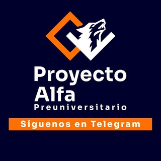 Telegram profile photo for Proyecto Alfa π§‘π. Ingreso a la U
