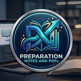 Telegram profile photo for Preparation Notes and Pdfs