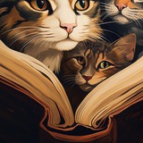Telegram profile photo for Кошки-книжки | Литература