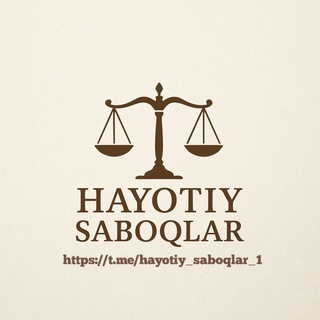 Telegram profile photo for Hayotiy saboqlar