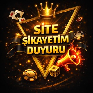 Telegram profile photo for SİTE ŞİKAYETİM DUYURU 🔥