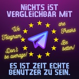 Telegram profile photo for Versuchen Sie Telegram mit anderen sozialen Netzwerken zu vergleichen? Viel Glück ... Telegram dominiert alles!