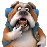 Telegram profile photo for толстый собак (fatdog)