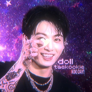 Telegram profile photo for doll taekookie 𐤀 koo day