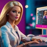 Telegram profile photo for $BARBIE Chat Portal