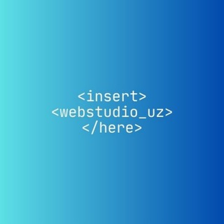 Telegram profile photo for Web Studio