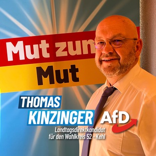 Telegram profile photo for Thomas Kinzinger AfD - Infokanal