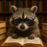 Telegram profile photo for енот читает 🦝