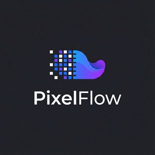 Telegram profile photo for PixelFlow Design