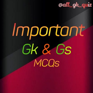 Telegram profile photo for Important GK/GA MCQs