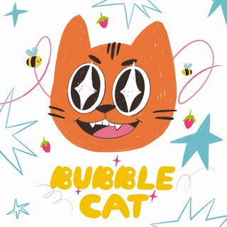 Telegram profile photo for Bubble Cat