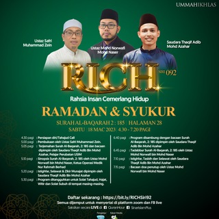 Telegram profile photo for RICH (RAHSIA INSAN CEMERLANG HIDUP)