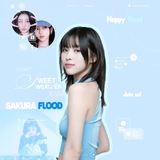 Telegram profile photo for 𑣲Sakura flood.🍓 Info
