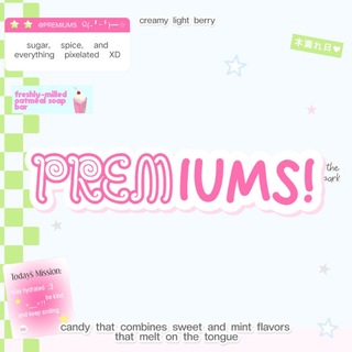 Telegram profile photo for PREMlUMS - APLIKASI PREMIUM & TELENEEDS