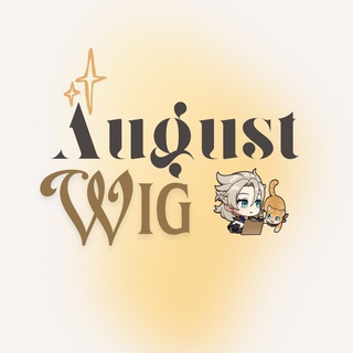 Telegram profile photo for August wig 🎠